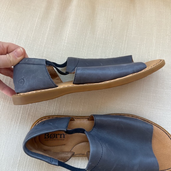 Børn Handcrafted Leather Slingback Sandals — Women’s 8 - Picture 7 of 9